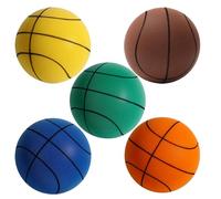 Genérico Baloncesto de Espuma - Baloncesto silencioso | Equipo de práctica de Entrenador de Rebote silencioso para Interiores | Herramienta de Desarrollo de Habilidades de regate | Uso Libre del APA