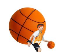 Genérico Baloncesto Silencioso, Entrenamiento Interior De Espuma De PU | Pelota Silenciosa Que Rebota Y Poco Ruido, 24cm, 340g, Material Suave Ambiental, Niños, Práctica De, Juegos Recreati