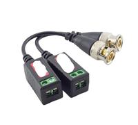 Genérico Balun de vídeo coaxial BNC de 8 MP for CCTV, for transmisión de señal 4K, par trenzado pasivo(1 Pair)