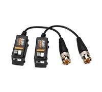 Genérico Balun de vídeo HD BNC de 8 MP con transceptores coaxiales de par trenzado pasivos compatibles con cámaras 4K/5 MP/3 MP/1080p(1 Pair)