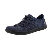 Genérico Bambas Running Mujer Anchas Zapatillas de Deporte Hombres Y Mujeres Primavera Y Otoño Cabeza Ancha Ciclismo Descalzo Lona Tejida Escalada de Montaña Bambas Casual Tenis (Dark Blue,37)
