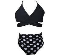 Genérico Bañador Bebe Niña - Estampado para niños Girls Little Toddler Beach Traje de baño Floral 212Y Two Wear Vendaje Traje de bebé Piezas Bikini Traje de baño Conjunto Traje de baño para niñas