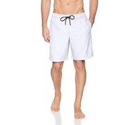 Genérico Bañador Hombre Bermuda - Bañador Negro Hombre Calzoncillos Deportivos Playa Casual Seca con Pantalones rápidos de Men Inner Net Pantalones Net Pantalones Cortos Men Ropa de baño (White L)