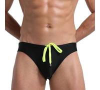 Genérico BañAdor Hombre Elastico,BañAdor Deportivo De TriáNgulos De Color Liso para Hombre BañAdor De Playa con Lazo Ropa Interior