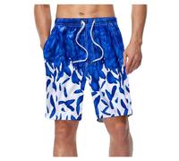Genérico Bañador Hombre Secado Rapido Respirable Traje de Baño Estampado Ligero Boxer Calzones Bano para Natacion Playa Surf de Bolsillo con Cremallera 2026