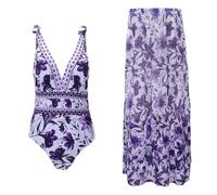 Genérico Bañador Mujer Una Pieza, Traje De Baño Mujer, Versatile Swimsuit For Beach and Pool Stylish V Neck Design with Prints For Spring Summer and Fall Perfect For Relaxing Days