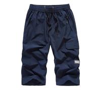 Genérico BañAdor Natacion Hombre - Short Hombre,Además de Beach Thin Summer Casual Sports Beef Longitud Fast Secado Pantalones del tamaño de los Pantalones de Men