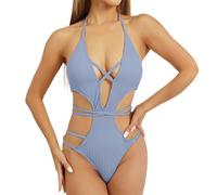 Genérico Bañador Natacion Mujer - Traje De Baño De Mujer Mono De Moda Traje De Surf De Manga Larga Traje De Baño De Aguas Termales Traje De Buceo