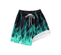 Genérico Bañador Natacion Niños para de Secado Rápido con Forrado e Ajustable Cordón Traje Baño y Adolescente Calzoncillos Tipo bóxer Pantalones Cortos Estampado Verano Adolescentes 4 a 16 años