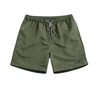 Genérico Bañador para Hombre,Traje de Baño Hombre Bolsillo Cremallera Pantalones Cortos Forro Malla y Cordón elástico Deportivo Verano Short Playa Surfero Piscina Surf natación Vacaciones