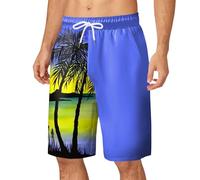 Genérico Bañador Piscina Hombre, Traje De Baño Hombre Natacion, Secado Rapido Respirable Traje De Baño Estampado Ligero Boxer Calzones Bano De Bolsillo para Playa Surf