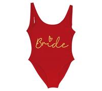Genérico Bañador Piscina Mujer Sexy Reductores Bañador Tanga Trajes Despedida de Soltera Traje de Baño Novia de Equipo Bañadors Cuello En U Moda Swimwear Playa Piscina Vacaciones