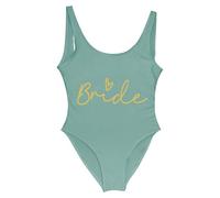 Genérico Bañador Piscina Mujer Sexy Reductores Bañador Tanga Trajes Despedida de Soltera Traje de Baño Novia de Equipo Bañadors Cuello En U Moda Swimwear Playa Piscina Vacaciones