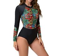Genérico Bañador Piscina Mujer - Traje De Baño De Manga Larga para Mujer Traje De Surf Pantalones Triangulares Traje De Baño De Aguas Termales
