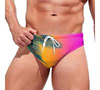Genérico BañAdor Slip Hombre, Bañador Triangular para Hombre Estilo Hawái cómodo natación en Aguas Termales diseño Moderno de Ocio