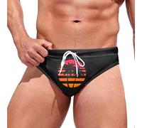 Genérico BañAdor Slip Hombre, Bañador Triangular para Hombre Estilo Hawái cómodo natación en Aguas Termales diseño Moderno de Ocio