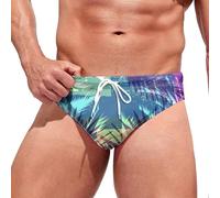 Genérico BañAdor Slip Hombre, Bañador Triangular para Hombre Estilo Hawaiano Ocio Cómodo en Aguas Termales Natación Troncos
