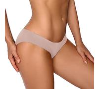 Genérico Bañador Talla Grande Trajes de Baño Mujer 2 Piezas Interior Menstrual para Mujer,Básica,Cintura Media,Parte Inferior del Traje de Baño Bañador Deportivo Natacion (Beige,XL)