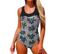 Genérico Bañadores Mujer Tallas Grandes Reductores - Traje De Baño Mujer Push Up con Relleno Reductor Swimsuits Moldeador Bañador Sexy Trajes De Baño Entero Monokini Deportivo Fato Banho Mulher
