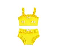 Genérico Bañadores Niña, Traje De Baño De Estilo Coreano para Niñas Bonito Traje De Baño con Lazo Y Tirantes con Volantes para Bebés Niños Pequeños Y Niños para Fiestas En La Piscina Y La Playa