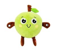 Genérico Banana Fruit Beat Talking Plush Toy Recording Interactive Pear Learning Speech Toy Musical Plush with Voice Recording Sensor Kids Educational Ţoy