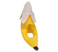 Generico Banana Hat, Cute Plush Novelty Cap, Funny Tropical Headgear, Soft Cosplay Design, 26.38x10.24 Inches, Premium Quality Portable Compact Ideal for Teens, Men and Holiday Photo Props