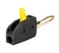Genérico Banana Plugs for Speaker Wire, Quick Connect Jack Adapters, POM Speaker Terminals and Wires Connectors for Easy Audio Installation, Durable 10mm Banana Plug Set