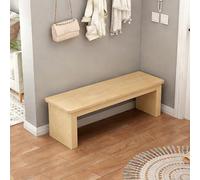 Genérico Banco De Entrada De Madera Maciza, Banco Pie De Cama Dormitorio Estilo Rústico, Taburete Tocador Sala De Estar Y Taburete Cocina, Banqueta Zapatero Estrecho De Madera(120 * 23 * 42 cm)