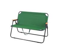 Generico Banco de fútbol plegable de 2 plazas, portátil, con bolsa de transporte, ideal para práctica deportiva, fútbol, baloncesto, eventos al aire libre, ligero y fácil de transportar