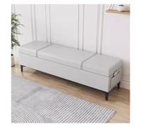 Genérico Banco de jardín para Exteriores, para balcón, apartamento, Banco de Exterior, Resistente a la Intemperie, de Metal, con macetas, Grande, Gris, con Espacio de Almacenamiento, Moderno, rectang