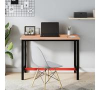 Genérico Banco de Trabajo Madera Maciza de Haya y Metal 115x55x81,5 cm,Bricolaje,Accesorios de Bricolaje,Organización y Almacenamiento de Herramientas,Mesas de trabajo-3188904