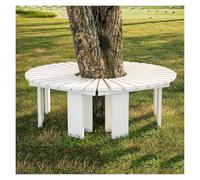 Genérico Banco Envolvente For Árbol, Silla De Descanso De Madera For Parque, Soporte Redondo Decorativo For Plantas, For Jardín, Patio, Porche Y Césped.(Color 1)