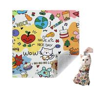 Generico Banda abrazadora para animales | Manta de aseo para gatos - Cubierta antifuga cómoda diseño relajante para limpieza de orejas baño corte uñas cepillado dientes