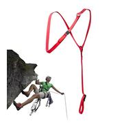 Genérico Bandas De Escalada | Cuerda De Hombro Para Montañismo,Arnés De Pecho Antideslizante Ajustable Para Escalada En Roca Y Actividades Exteriores