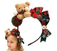 Generico Bandas De Navidad Para Mujeres | Decorativos para Sombreros,Diadema Osito de Peluche,o para Fiestas Cumpleaños Carnaval Foto Chicas Adolescentes Cosplay Fiestas Celebraciones