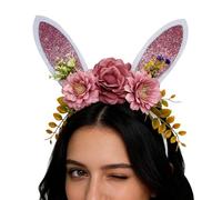 Genérico Bandas de Pascua para | Decoración linda ajustable para Cosplay,Camiseta de manga corta de verano con estampado Gráfico y Corte Básico, para cumpleaños, Navidad, veladas fotobooth