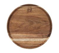Genérico Bandeja De Cena De Madera, Con Un Atractivo Estético Moderno, 13,5x13,5x1,5 Cm, Tabla De Embutidos Rústica, Bandeja De Mesa De Centro, Diseño De Forma, Para Queso, Fruta, Pan,