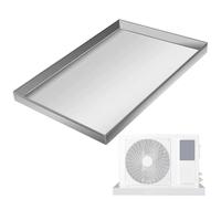 Genérico Bandeja de Goteo con Tubo para condensación de Aire Acondicionado Central y de Ventana. Bandeja de Goteo portátil y versátil de Metal de 140 x 70 cm (55 x 28 PU
