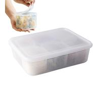 Genérico Bandeja de Servir con Divisiones - Portafrutas Seguro Para Microondas | Bandeja Dividida De Alimentos De,Para Verduras Frutos Secos Ensalada Cocina Armario, Fiesta Picnic