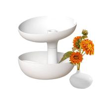 Genérico Bandeja De Snacks Calabaza,Organizador de Galletas Calabaza Doble Capa Desmontable - Organizador de Aperitivos Antideslizante para Salón Estudio Estante Mesa Fiesta