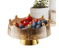 Genérico - Bandeja Decorativa Plato Multiusos Con Base Para Cocina | Decorativo Con Diseño De 8 Tenedores, Para Mostrador, Mesa De Comedor, Verduras, Frutas, Panes, Postres, Aperitivos