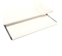Genérico Bandeja Deslizante for Teclado Debajo del Escritorio, Cajón for Ordenador con Plataforma de 68 x 29 cm, Bandeja Extraíble for Teclado y Ratón for Escribir(White)