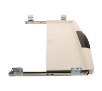 Genérico Bandeja Deslizante para Teclado de Abs Gris Claro, Soporte Ergonómico para Escritorio, Cajón Debajo del Escritorio Compatible 27 Cm Ancho, Plataforma Organizadora para Oficina