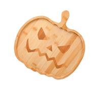 Genérico Bandeja Halloween | Bandeja Aperitiva Calabaza Ataúd de Madera,Fuente Terrorífica para Fiestas Buffet Cocina Restaurante Bodas Navidad