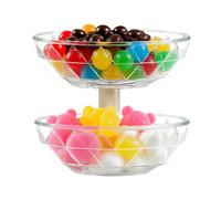 Genérico Bandeja Para Aperitivos Con Forma De Calabaza,Fuente de Calabaza Extraíble con Tapa de Dos Pisos | Organizador de Dulces para Mesa Cine Hogar Dormitorio Oficina Fiesta