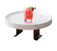 Genérico Bandeja para Brazo De Sofá - Bandeja Mesa Lateral para Reposabrazos - Organizador Ajustable con Clip para Bebidas, Móvil, Mando A Distancia Y Aperitivos para Sala Dormitorio Butaca