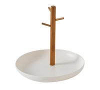 Generico Bandeja para llaves de madera - Organizador para llaves de 30 x 20 cm, bandeja de almacenamiento, para joyas, porta anillos | Cajonera para dormitorio, portaobjetos decorativos para llaves