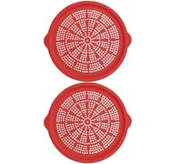 Genérico Bandeja Para Pizza - Dos Piezas 40 Centímetros Silicona Apta Para Lavavajillas - Bandeja para Pizza Antiadherente para Horno - Para El Hogar La Cocina El Restaurante Picnic Y Horneado