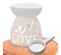 Genérico Bandeja para Velas - Quemador de Vela de té de cerámica, difusor de Hueco de 50 ml | Estufa del aromaterapia, Horno de cerámica de Las Velas para Las Opciones del Modelo perfumado TR