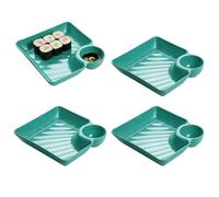 Generico Bandeja porta nack | Expositor moderno antideslizante para alimentos - para servir aperitivos para frutas, para , aperitivos, postres, dumplings, macedonia, desayuno, almuerzo, cena